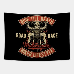 Vintage Motorcycles Tapestry