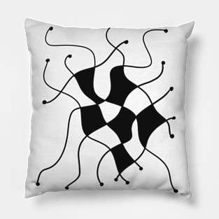 Black and White Pillow