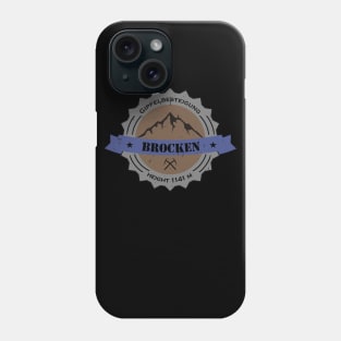 Gipfelbesteigung Brocken Height 1141 m Phone Case