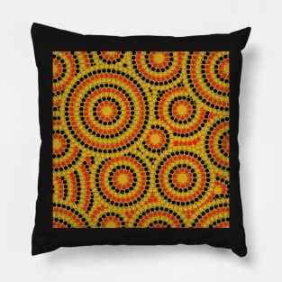 Awesome Aboriginal Dot Art Pillow