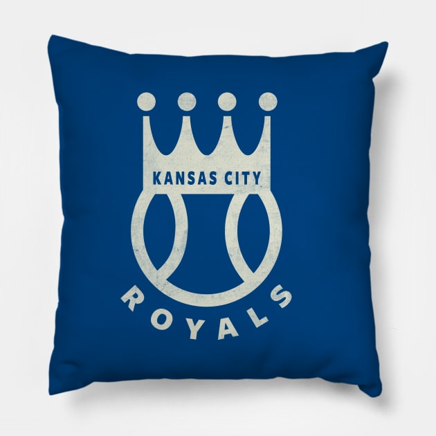 Kansas City Royals 2 by Buck Tee Pillow by Buck Tee