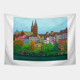 Colours of Basel, Switzerland Tapestry