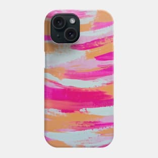 Light Pink and Orange Paint Strokes Phone Case