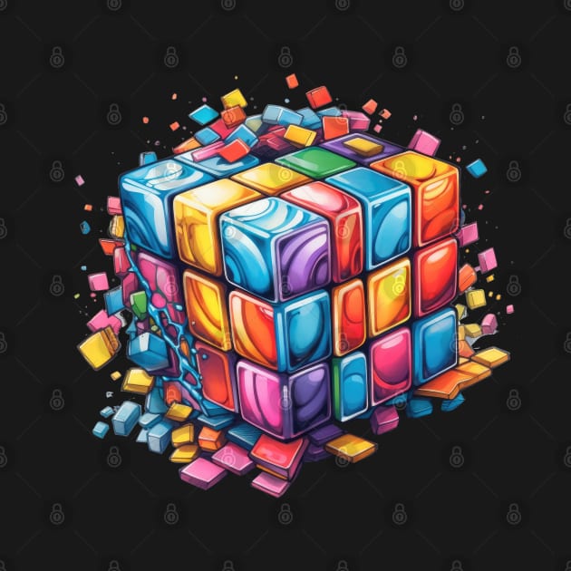 Retro 90s Rubik by Chromatic Fusion Studio