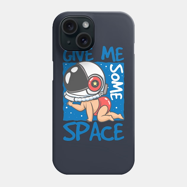 Baby Astronaut Phone Case by RCM Graphix