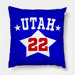 Defunct Utah Stars 1970 Jersey ABA Pillow