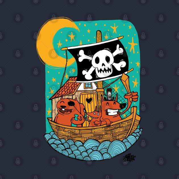 Happy Animal Pirates by Illustory