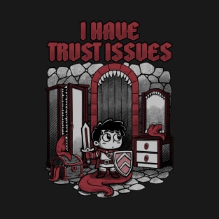 RPG Mimic Trust Issues - Cute Funny Adventure T-Shirt