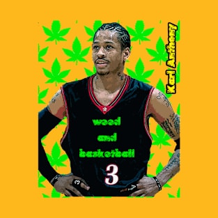 weed and basketball T-Shirt