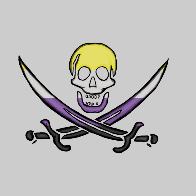 Nonbinary Pirate Pride by BeSmartFightDirty