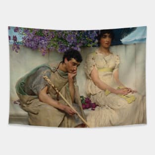 An Eloquent Silence by Lawrence Alma-Tadema Tapestry