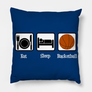 Eat Sleep Basketball Pillow