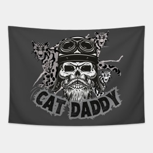 BIKER  PANTHER CAT DADDY Tapestry