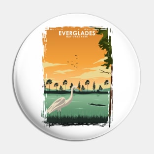 Everglades National Park Travel Poster Pin