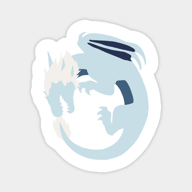 Dragon Prince Azymondias Logo Magnet by panther-star