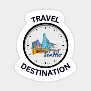 Travel to Seattle Magnet