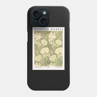 William Morris Exhibition Design, Textile Design, Chrysanthemum Pattern Phone Case