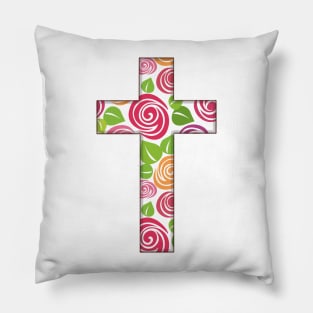christian cross Pillow