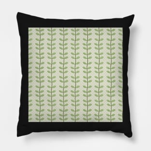 green leaves Pillow