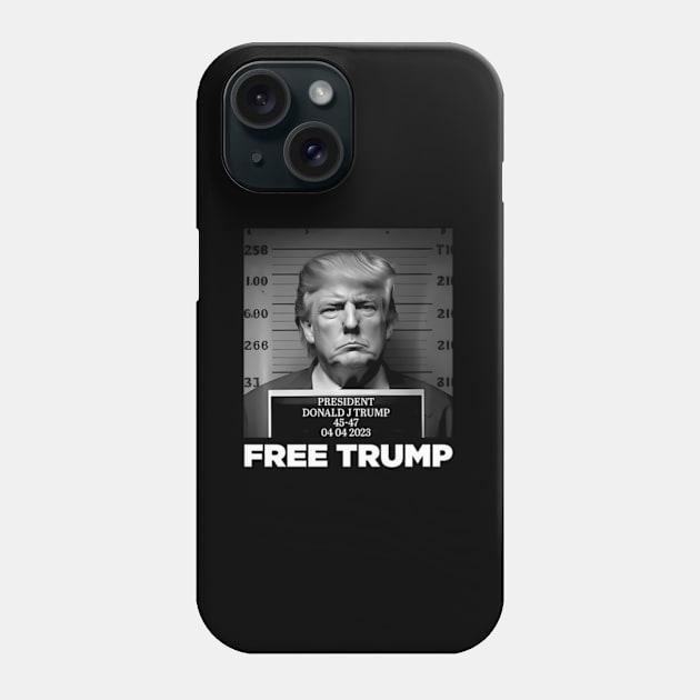 Free Donald Trump shot Phone Case by lam-san-dan