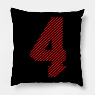 Number 4 Pillow