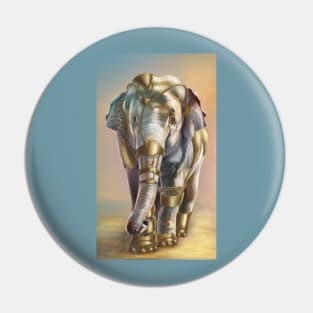 Golden Elephant Pin