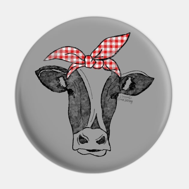 The Cow Pin by Hannah’s Hand Lettering