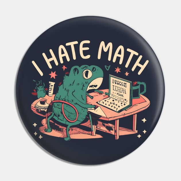 I hate math Pin by NomiCrafts