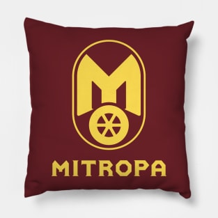 Moped Mitropa Logo (yellow) Pillow