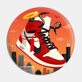 red angel fly Pin