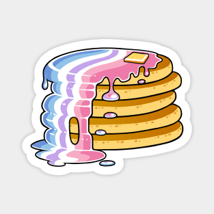Bigender Pride Pancakes LGBT Magnet