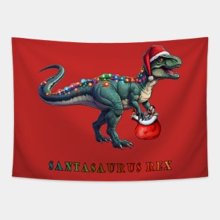 Santasaurs Rex: Dino-Mite Christmas Tee Tapestry