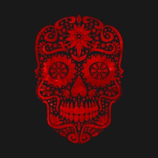 Gothic Day Of The Dead - Stars Sugar Skull 1 T-Shirt