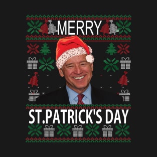 Merry St.Patrick's Day Funny Christmas gift T-Shirt