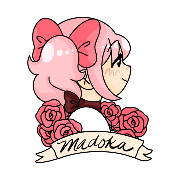 Madoka with roses by Sakura Witch.co