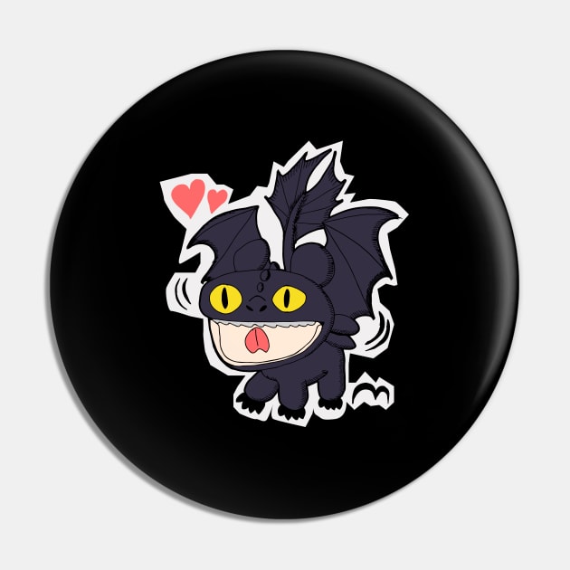 Toothless Pins and Buttons for Sale