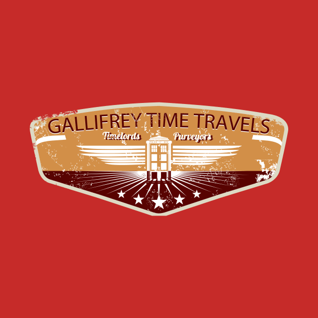 GALLIFREY TIME TRAVELS by KARMADESIGNER T-SHIRT SHOP