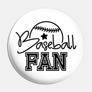 Baseball Fan, Sports Gift Pin