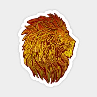 Sun lion Magnet