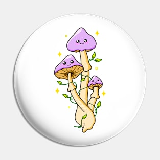 Kawaii Mushroom Pin