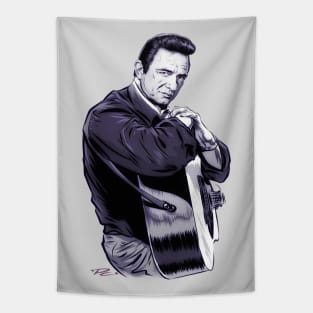 Johnny Cash - An illustration by Paul Cemmick Tapestry