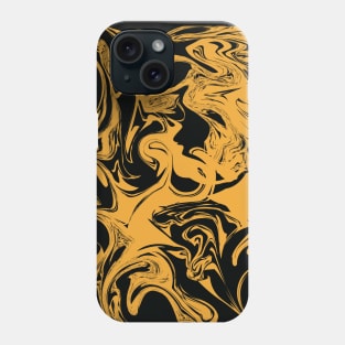 golden suminagashi Phone Case