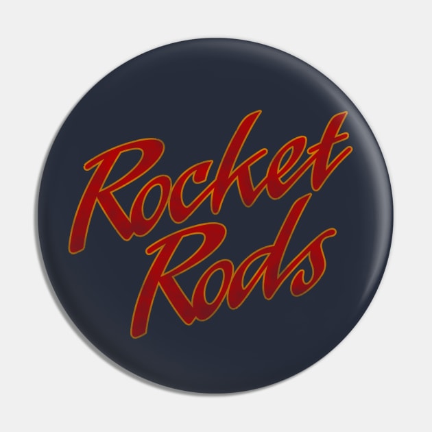 Rocket Rods Vintage Pin by plasticknivespress