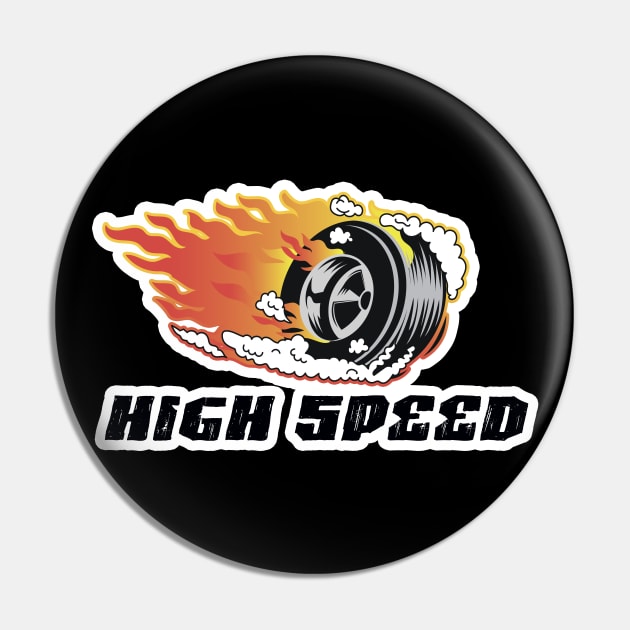 HIGH SPEED Pin by BYVIKTOR