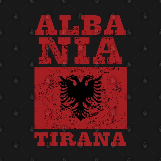 Flag of Albania by KewaleeTee