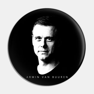 DJ Armin Van Buuren Retro Portrait Pin