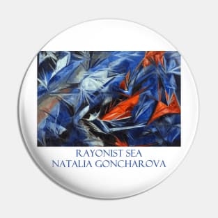 Rayonist Sea by Natalia Goncharova Pin