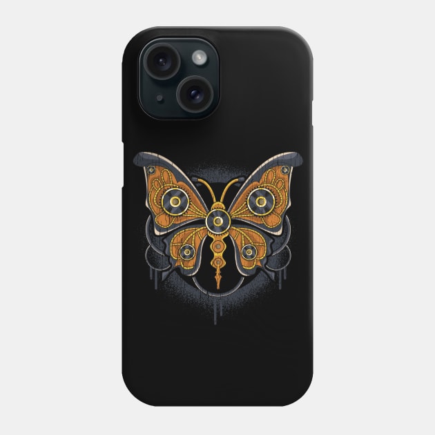 Steampunk Butterfly Phone Case by E
