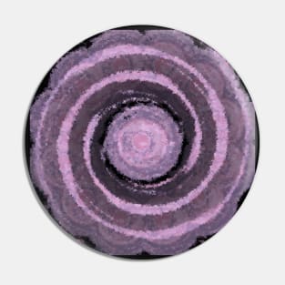 Swirl of Floating Purple Mandalas Pin