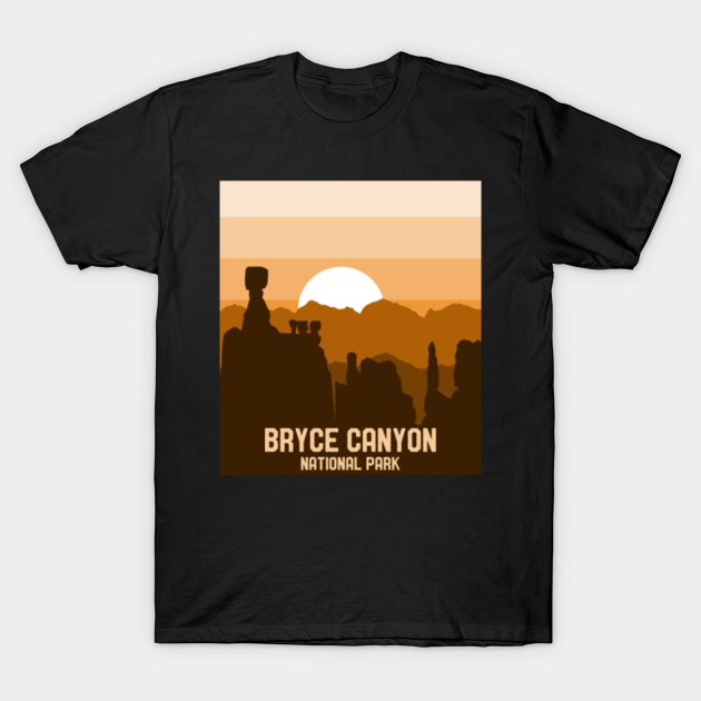 Discover Vintage Bryce Canyon National Park Utah Retro Souvenir Style - Bryce Canyon National Park - T-Shirt